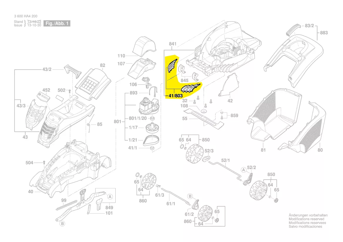 cache peigne réf. F 016 104 304 BOSCH